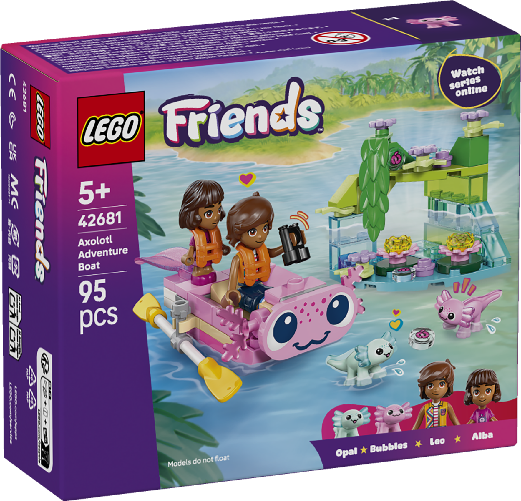 LEGO 42681 Friends Axolotl Adventure Boat