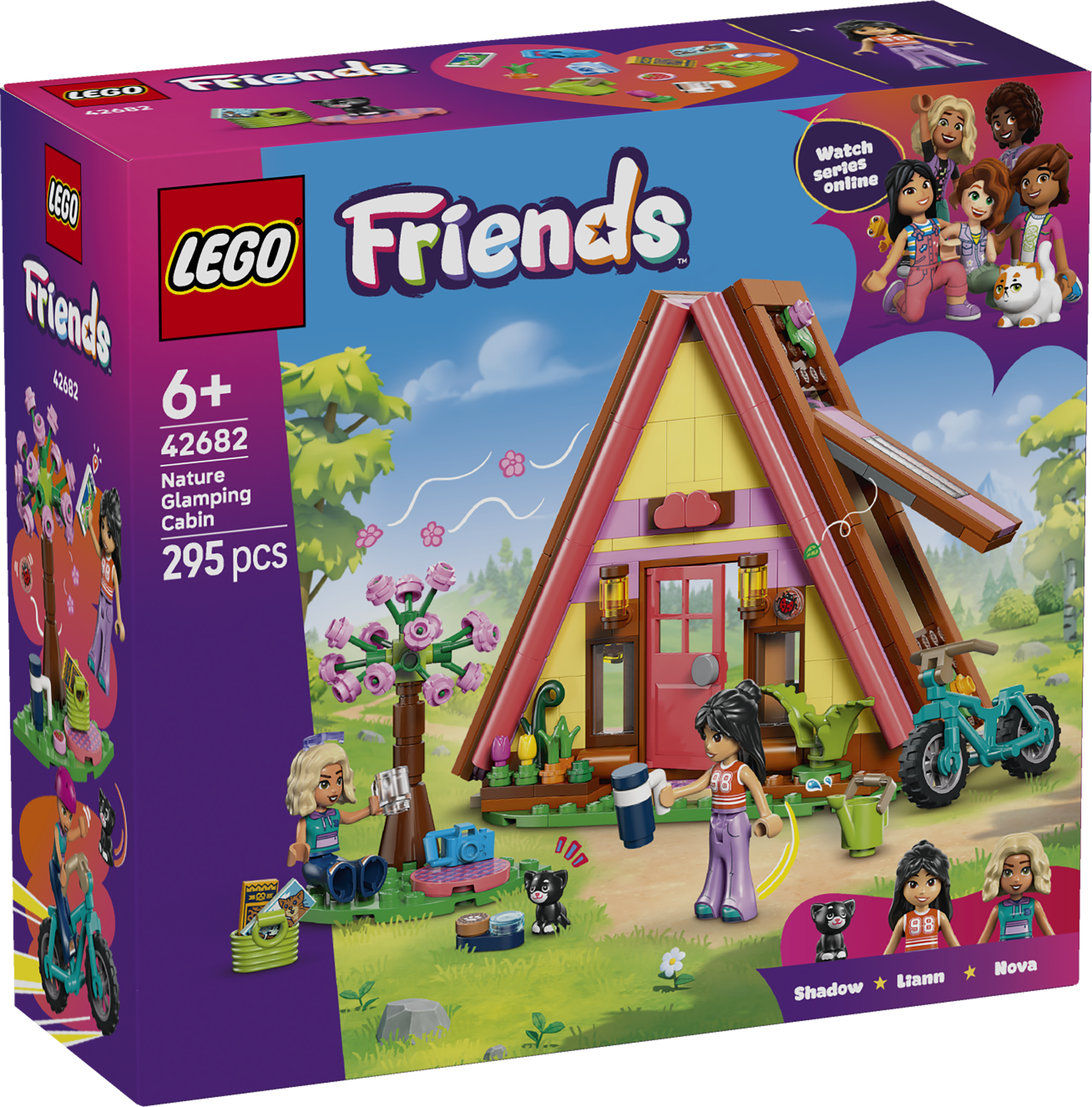 LEGO 42682 Friends Nature Glamping Cabin Building Toy