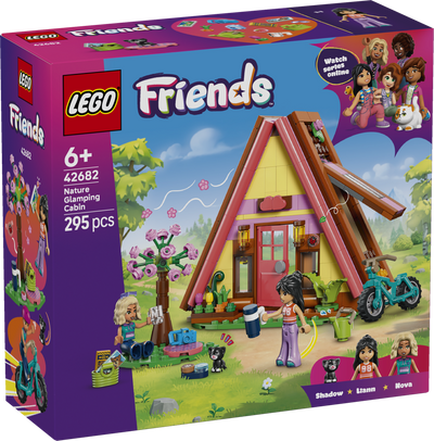 LEGO 42682 Friends Nature Glamping Cabin Building Toy