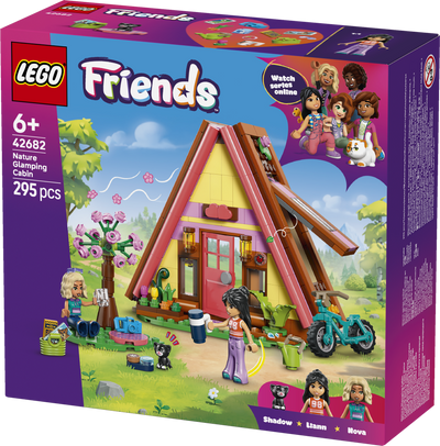 LEGO 42682 Friends Nature Glamping Cabin Building Toy