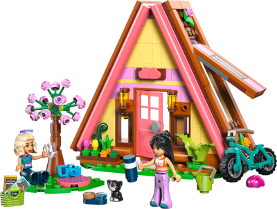 LEGO 42682 Friends Nature Glamping Cabin Building Toy