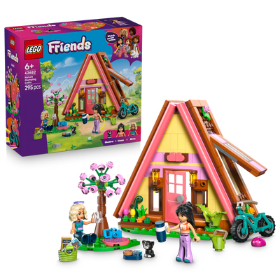 LEGO 42682 Friends Nature Glamping Cabin Building Toy
