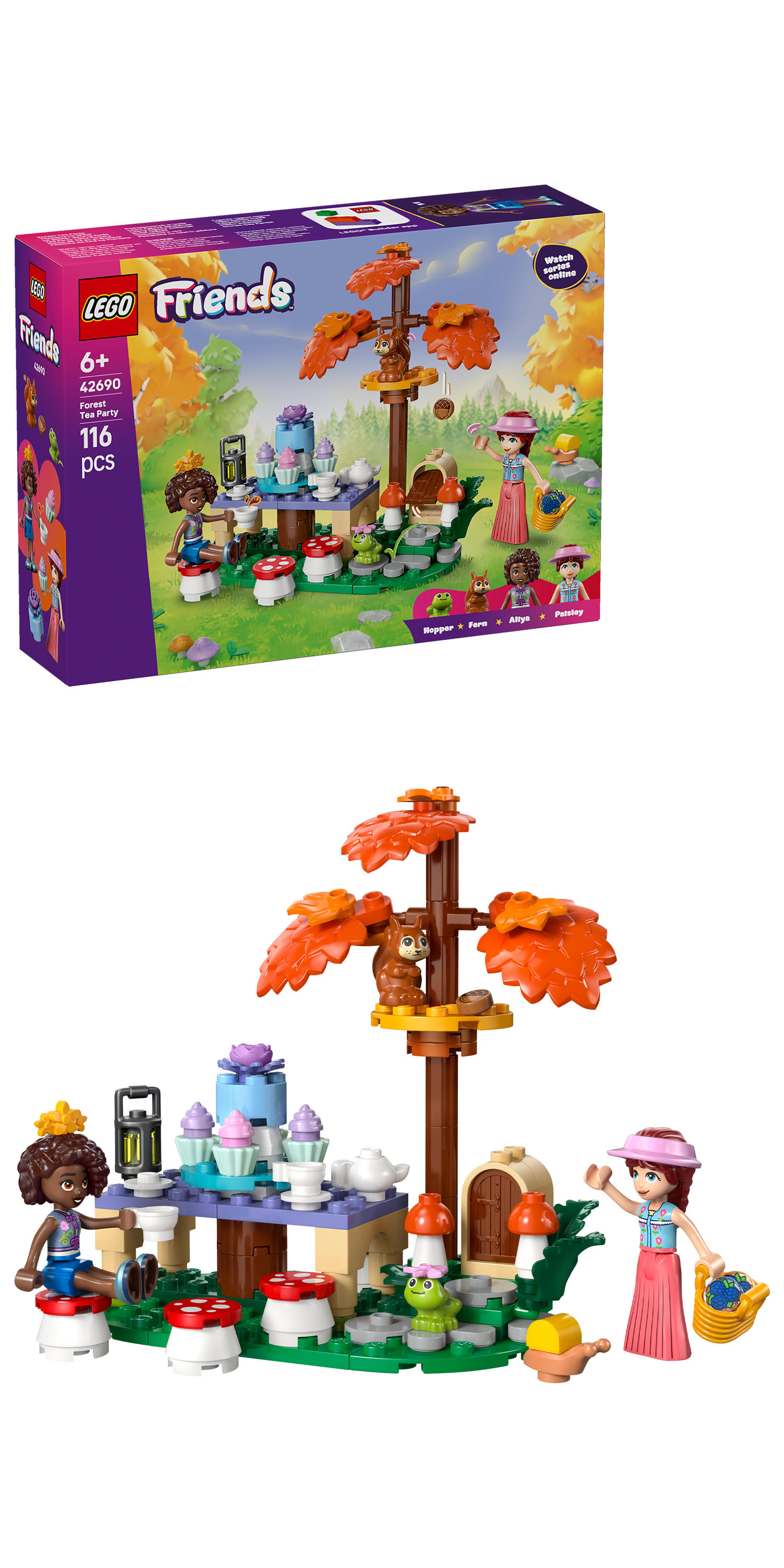 LEGO 42690 Friends Forest Tea Party Building Toy Playset