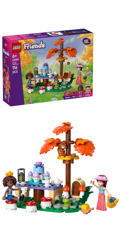 LEGO 42690 Friends Forest Tea Party Building Toy Playset