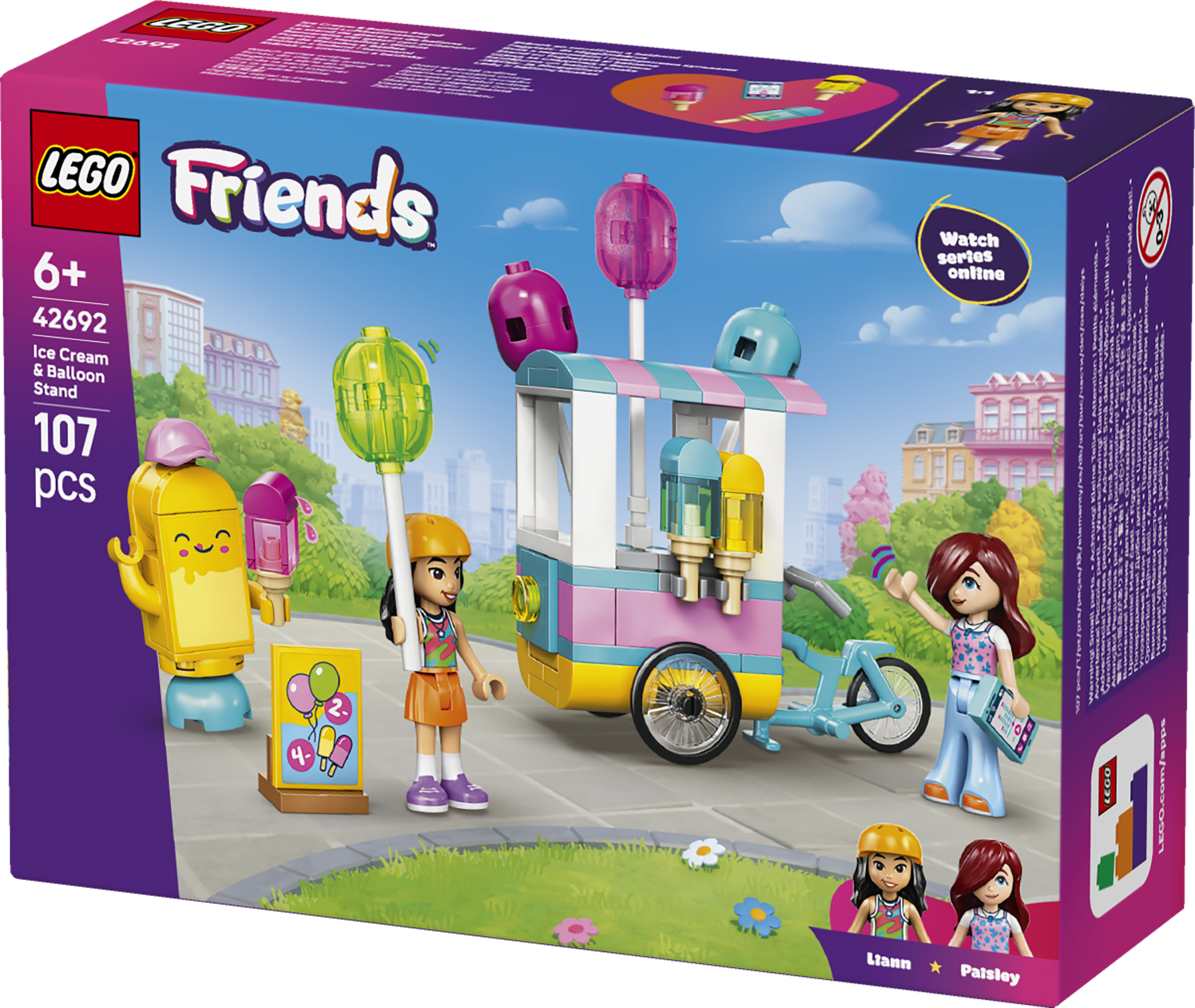 LEGO 42692 Friends Ice Cream & Balloon Stand