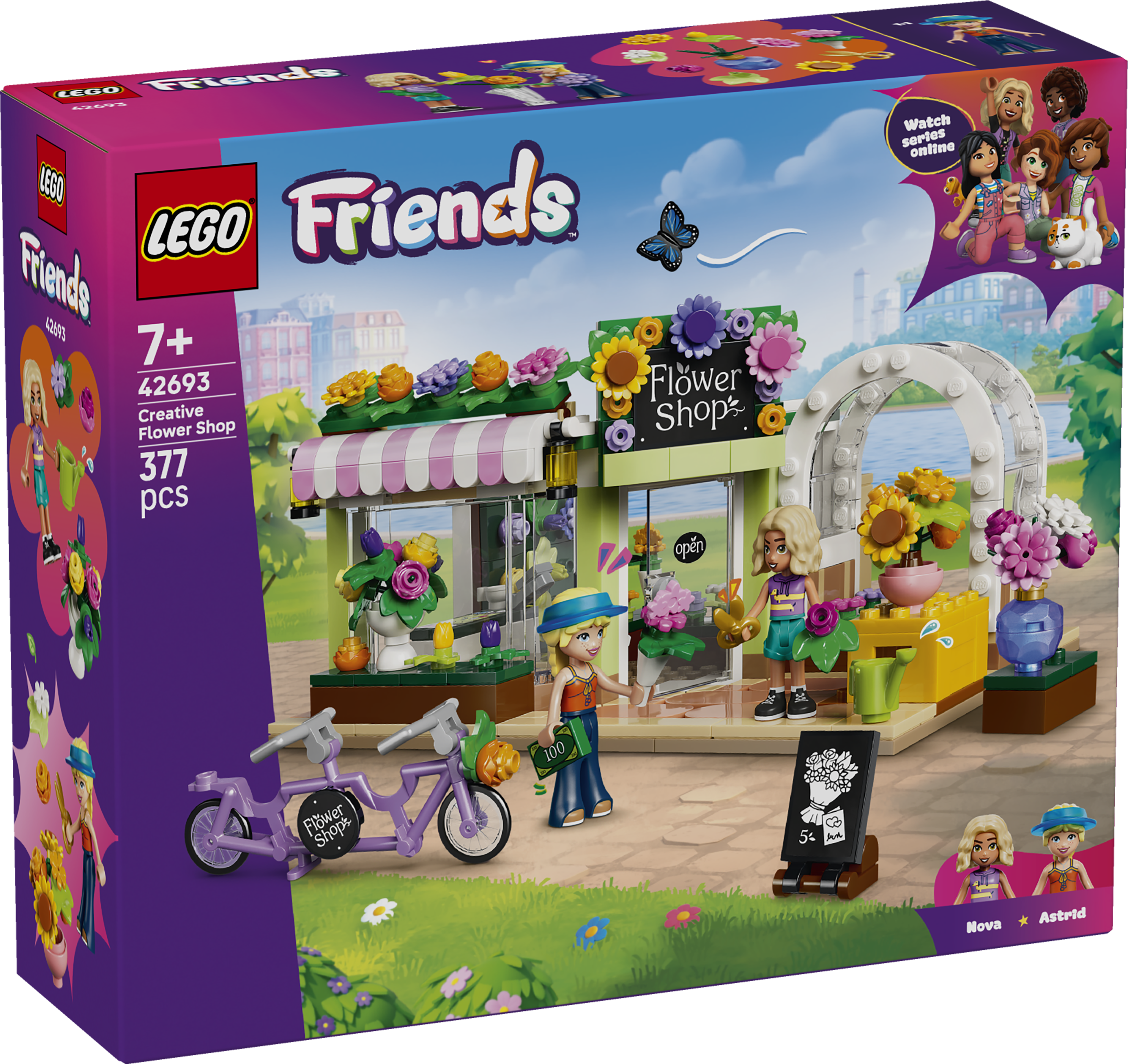 LEGO 42693 Friends Creative Flower Shop Building Toy