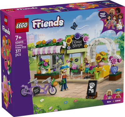 LEGO 42693 Friends Creative Flower Shop Building Toy