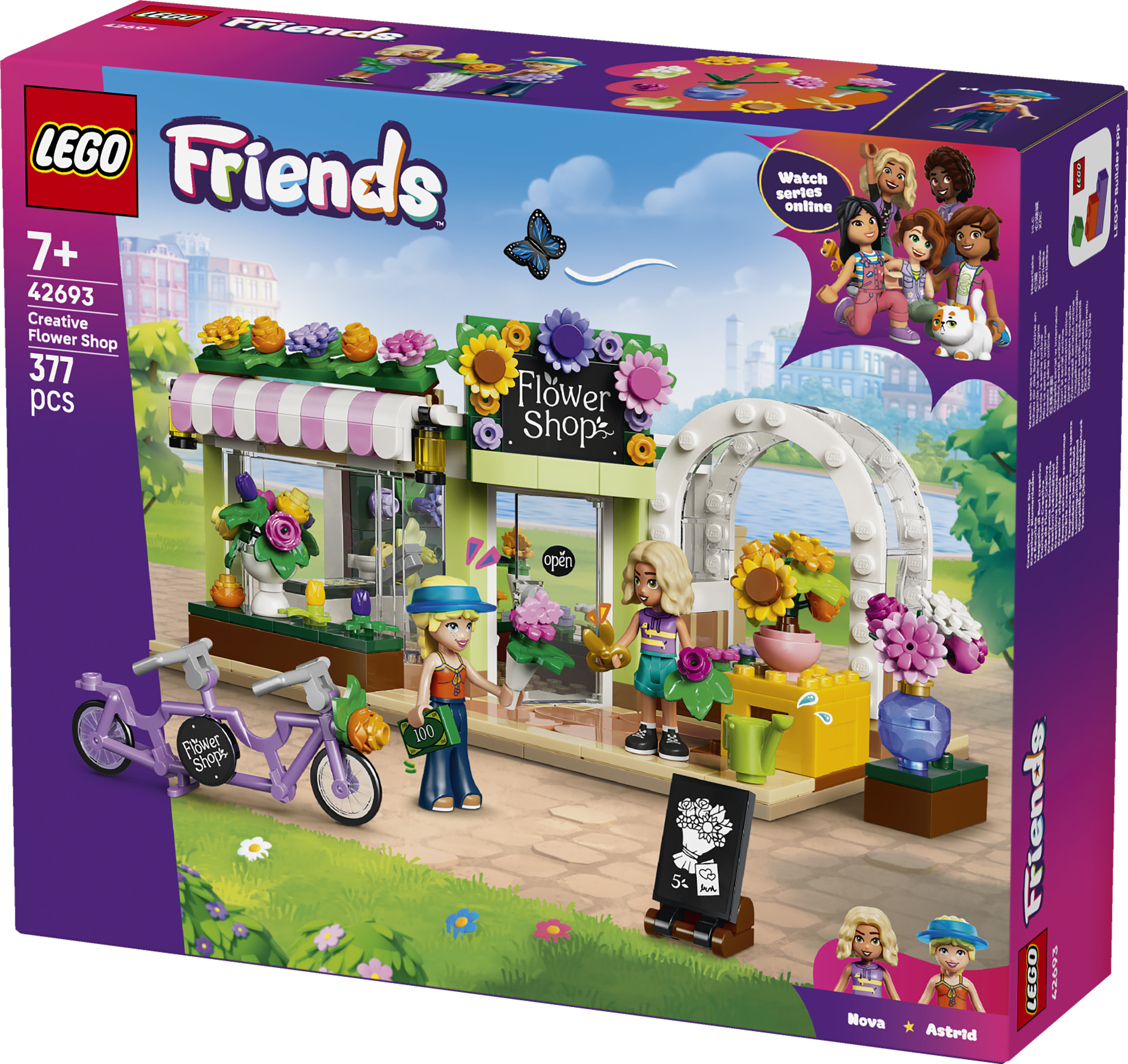 LEGO 42693 Friends Creative Flower Shop Building Toy