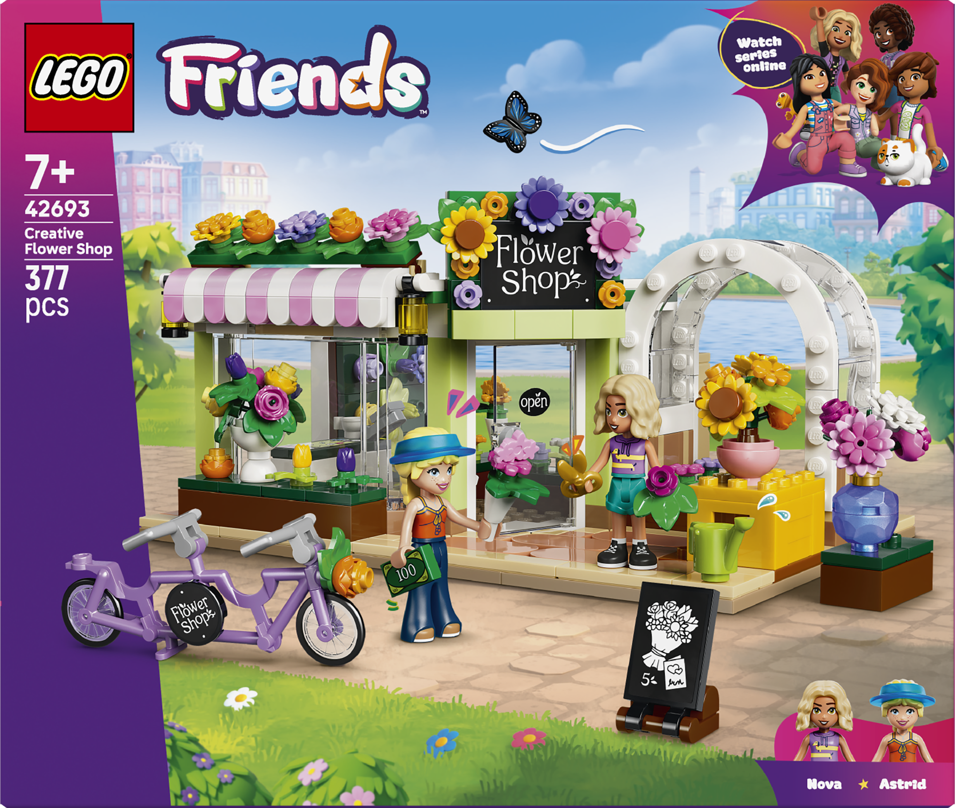 LEGO 42693 Friends Creative Flower Shop Building Toy