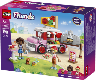 LEGO 42694 Friends Pizza Truck Building Toy Playset