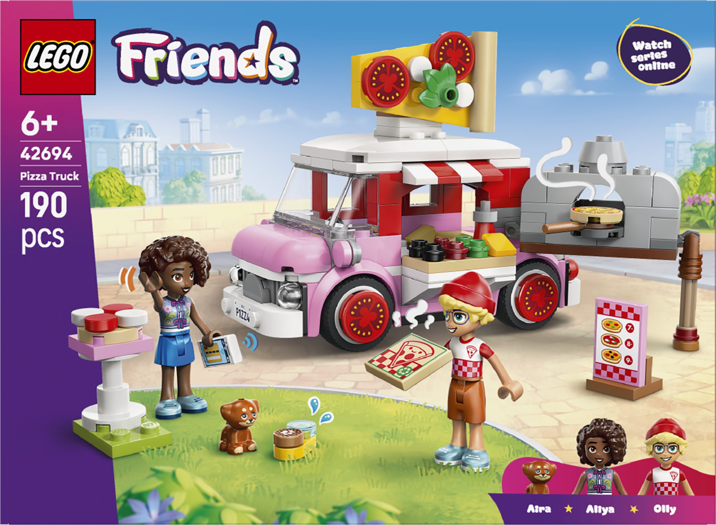 LEGO 42694 Friends Pizza Truck Building Toy Playset