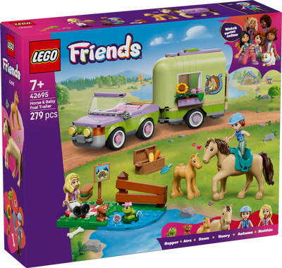 LEGO 42695 Friends Horse & Baby Foal Trailer