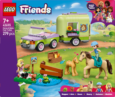 LEGO 42695 Friends Horse & Baby Foal Trailer