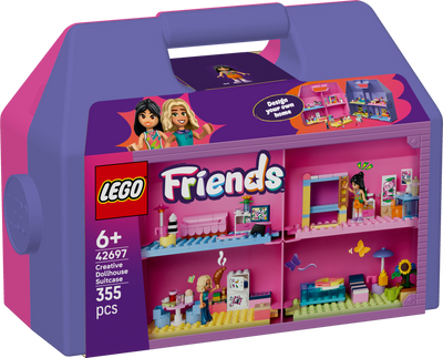 LEGO 42697 Friends Creative Dollhouse Suitcase Building Set