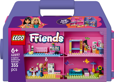LEGO 42697 Friends Creative Dollhouse Suitcase Building Set