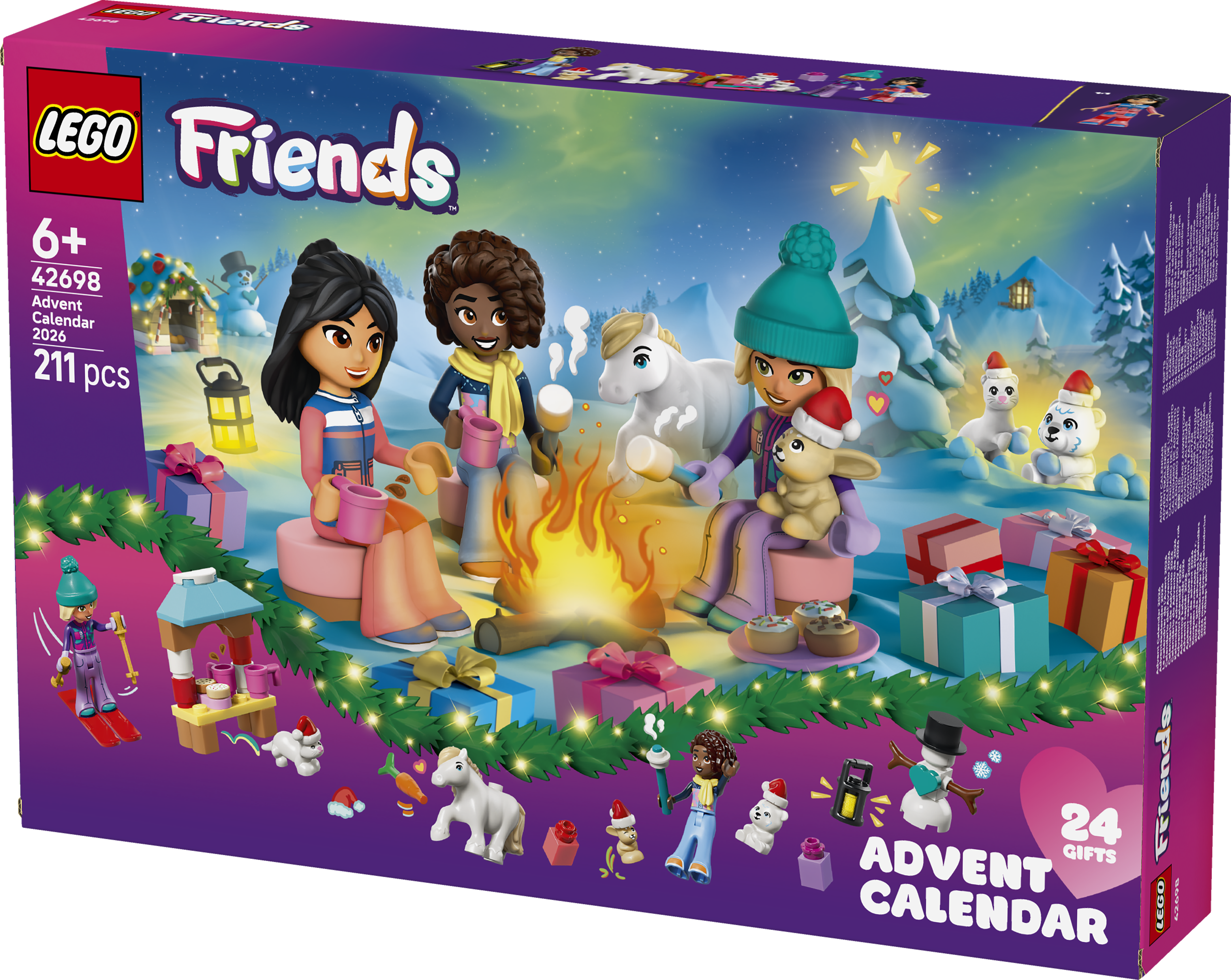 LEGO 42698 Friends Advent Calendar 2026 Christmas Toy