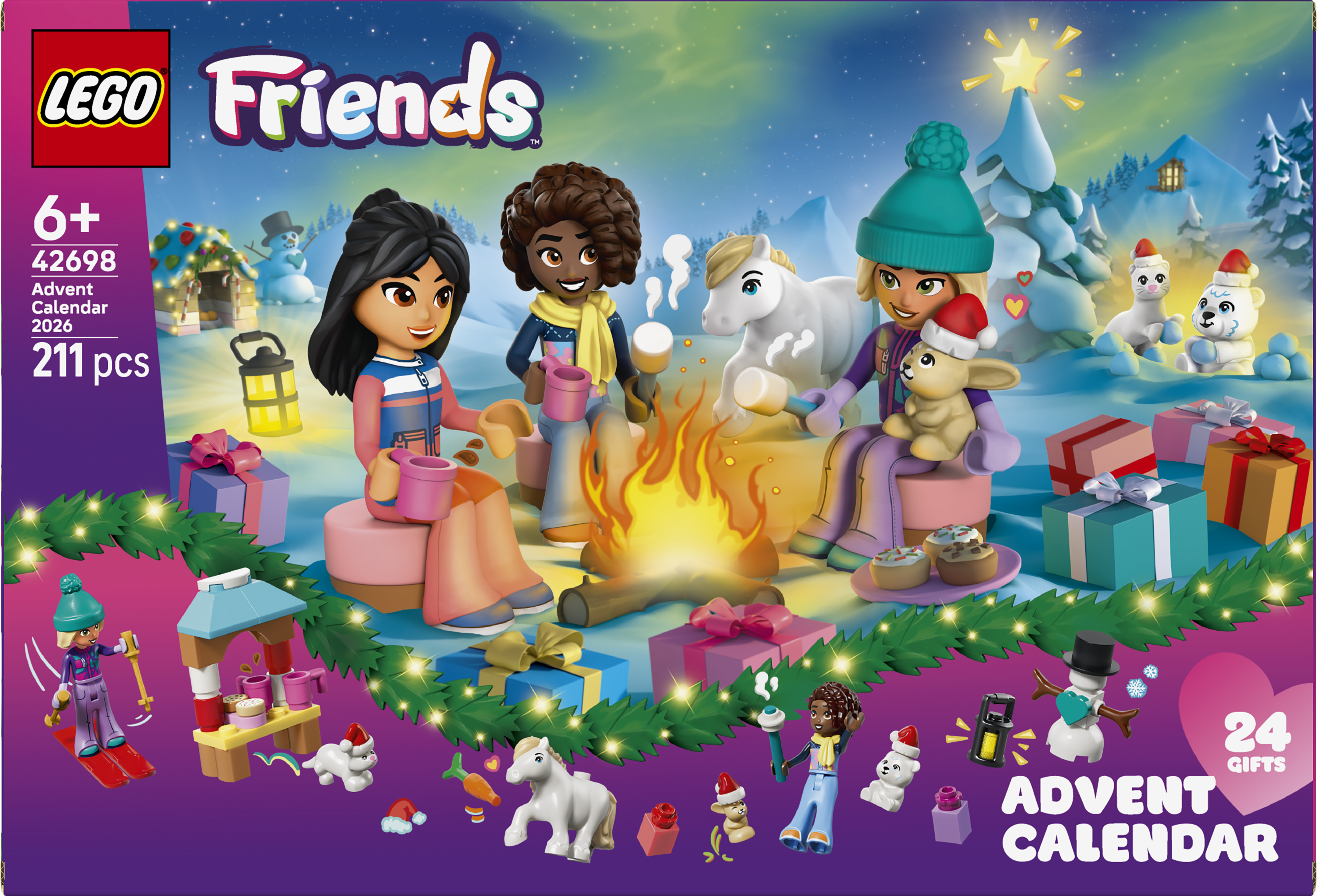 LEGO 42698 Friends Advent Calendar 2026 Christmas Toy