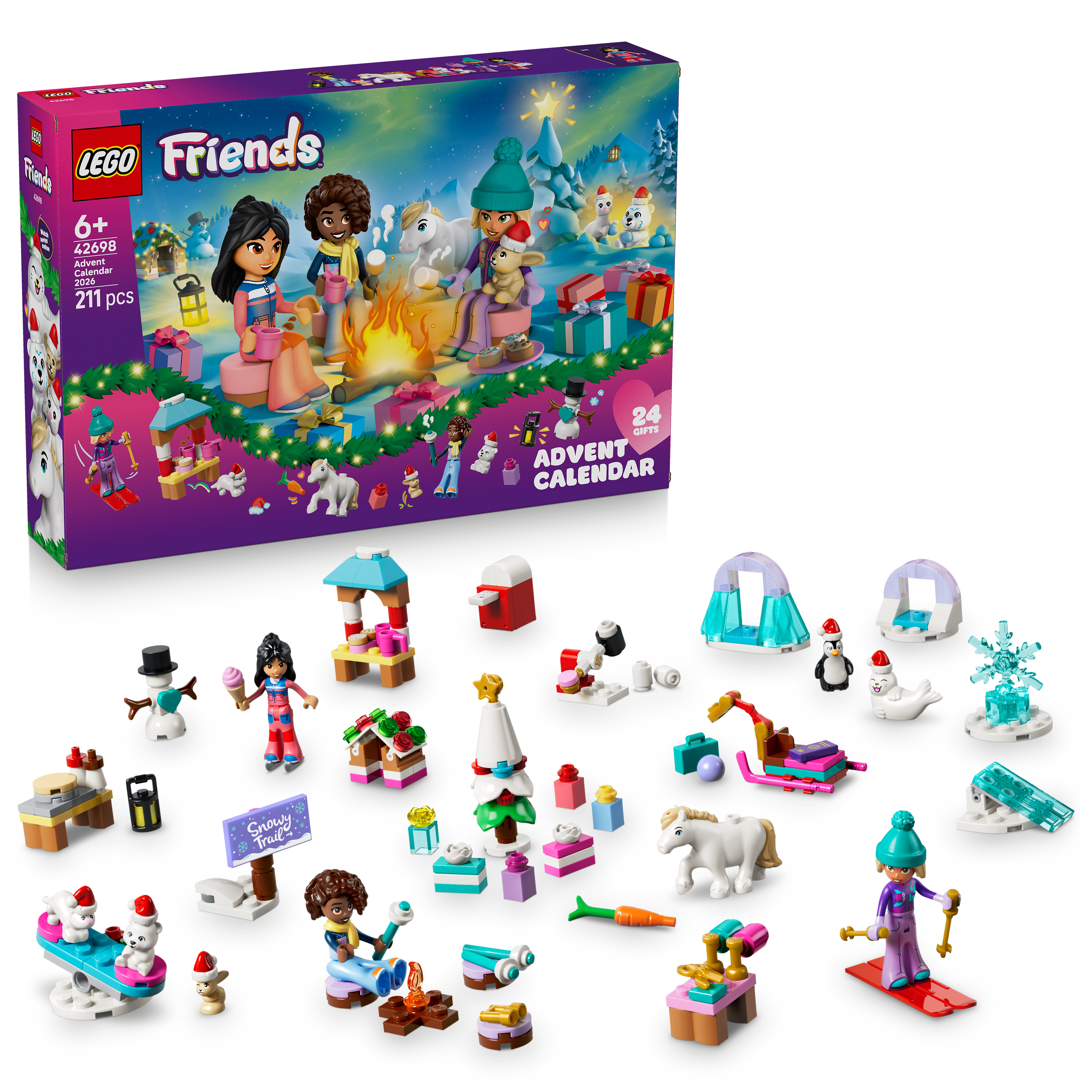 LEGO 42698 Friends Advent Calendar 2026 Christmas Toy