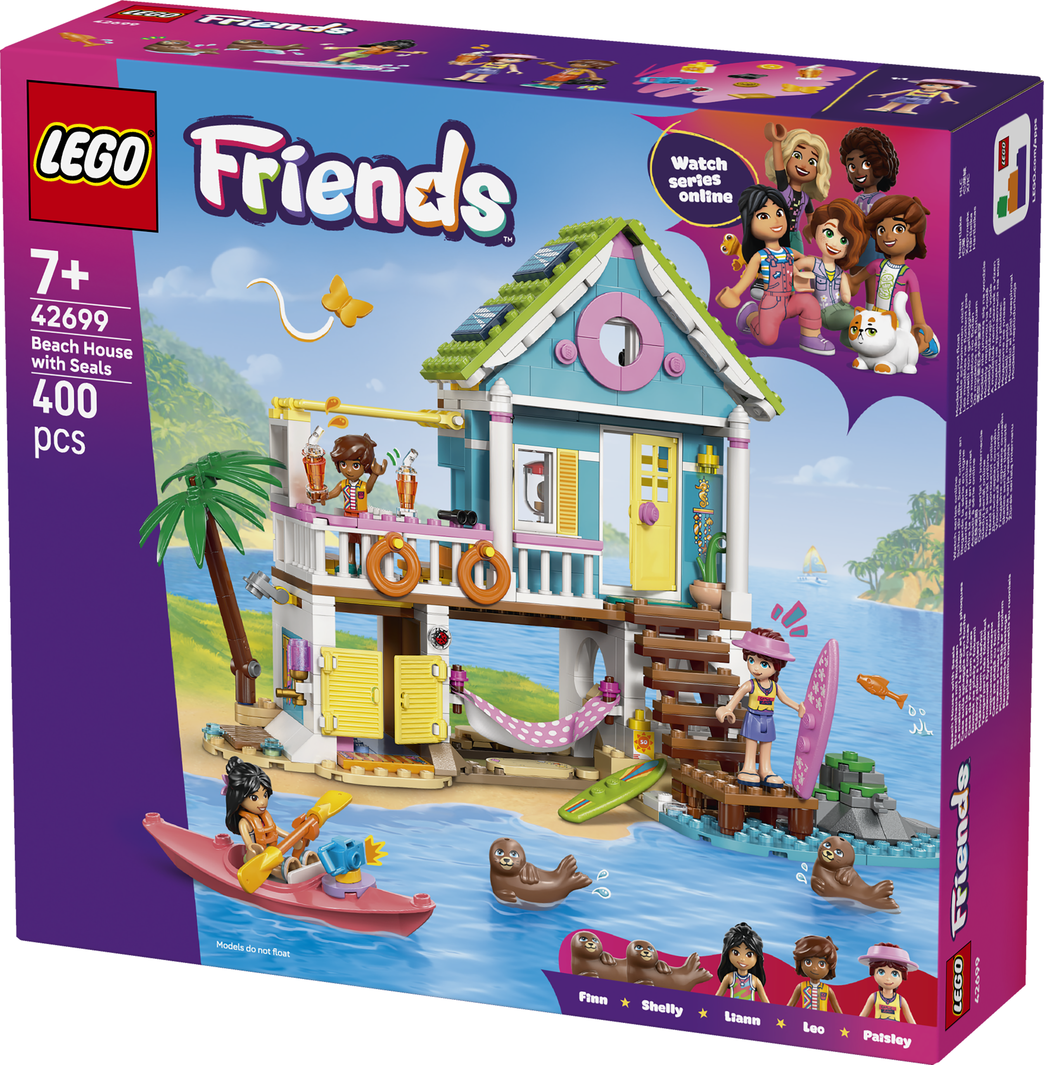 LEGO 42699 Friends Beach House with Seals