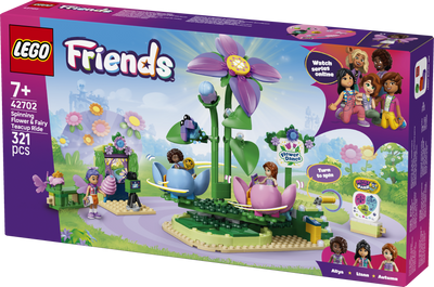 LEGO 42702 Friends Spinning Flower & Fairy Teacup Ride Toy