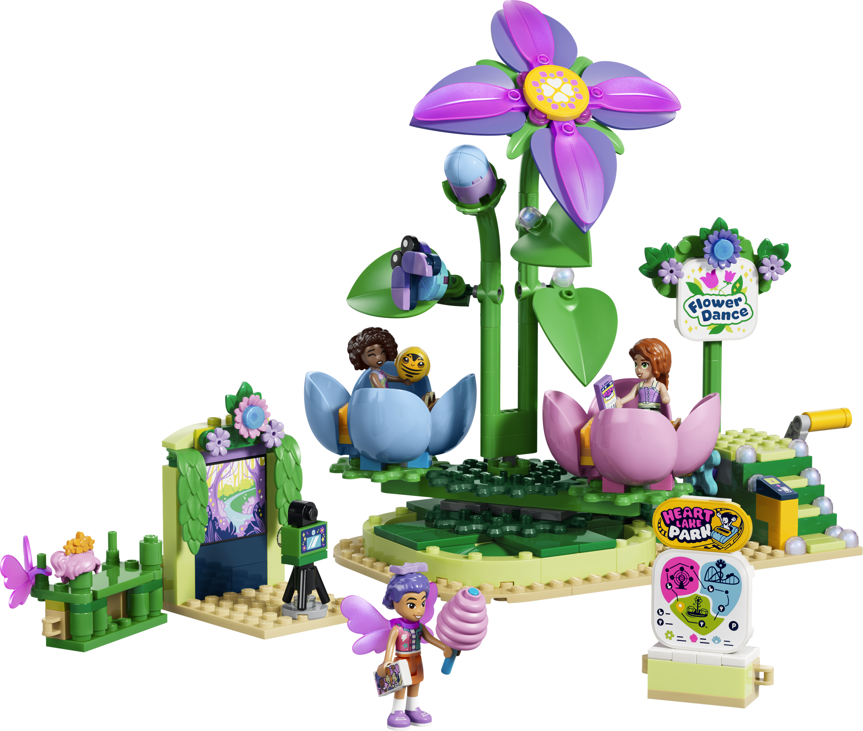 LEGO 42702 Friends Spinning Flower & Fairy Teacup Ride Toy