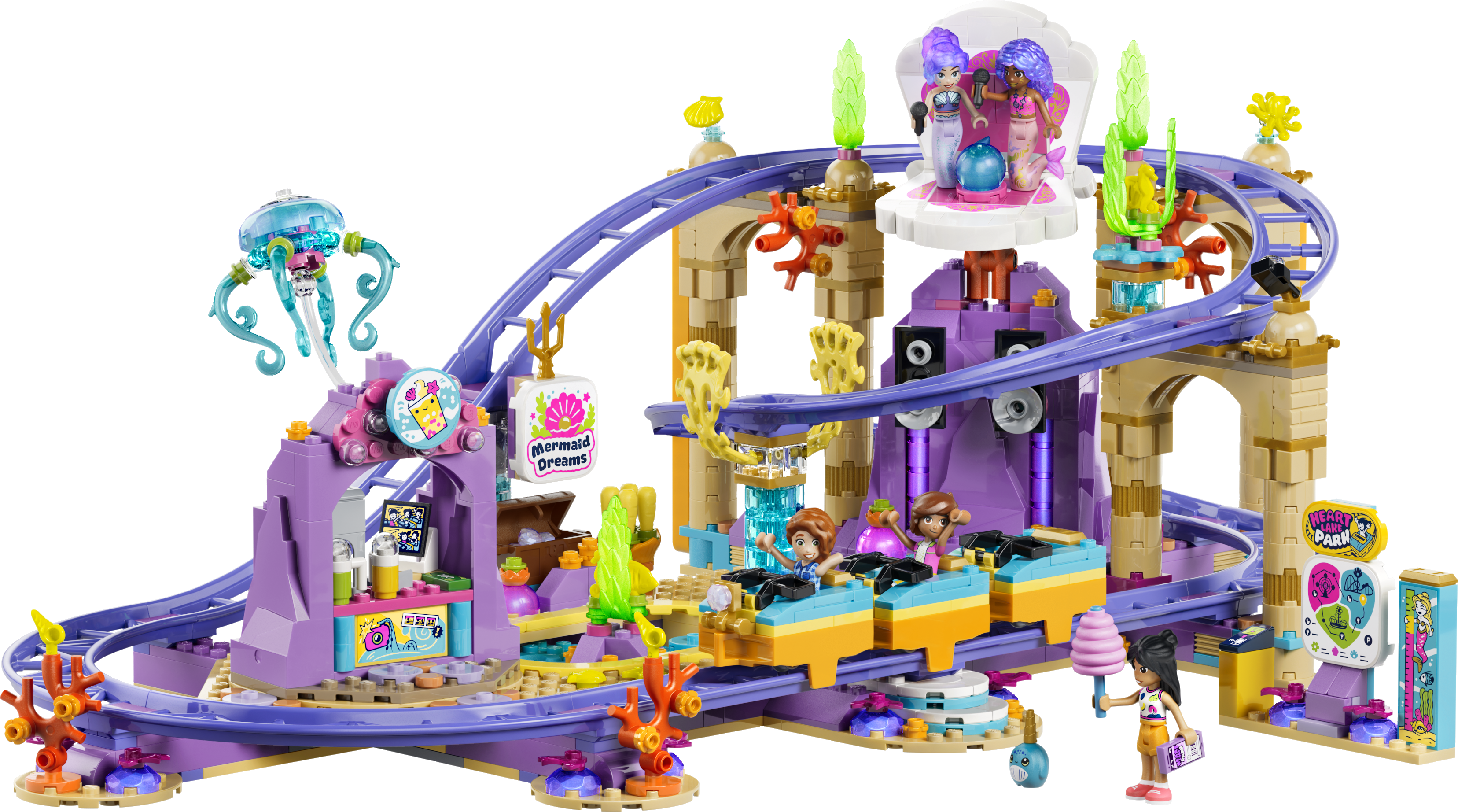LEGO 42703 Friends Mermaid Roller Coaster Ride Building Toy