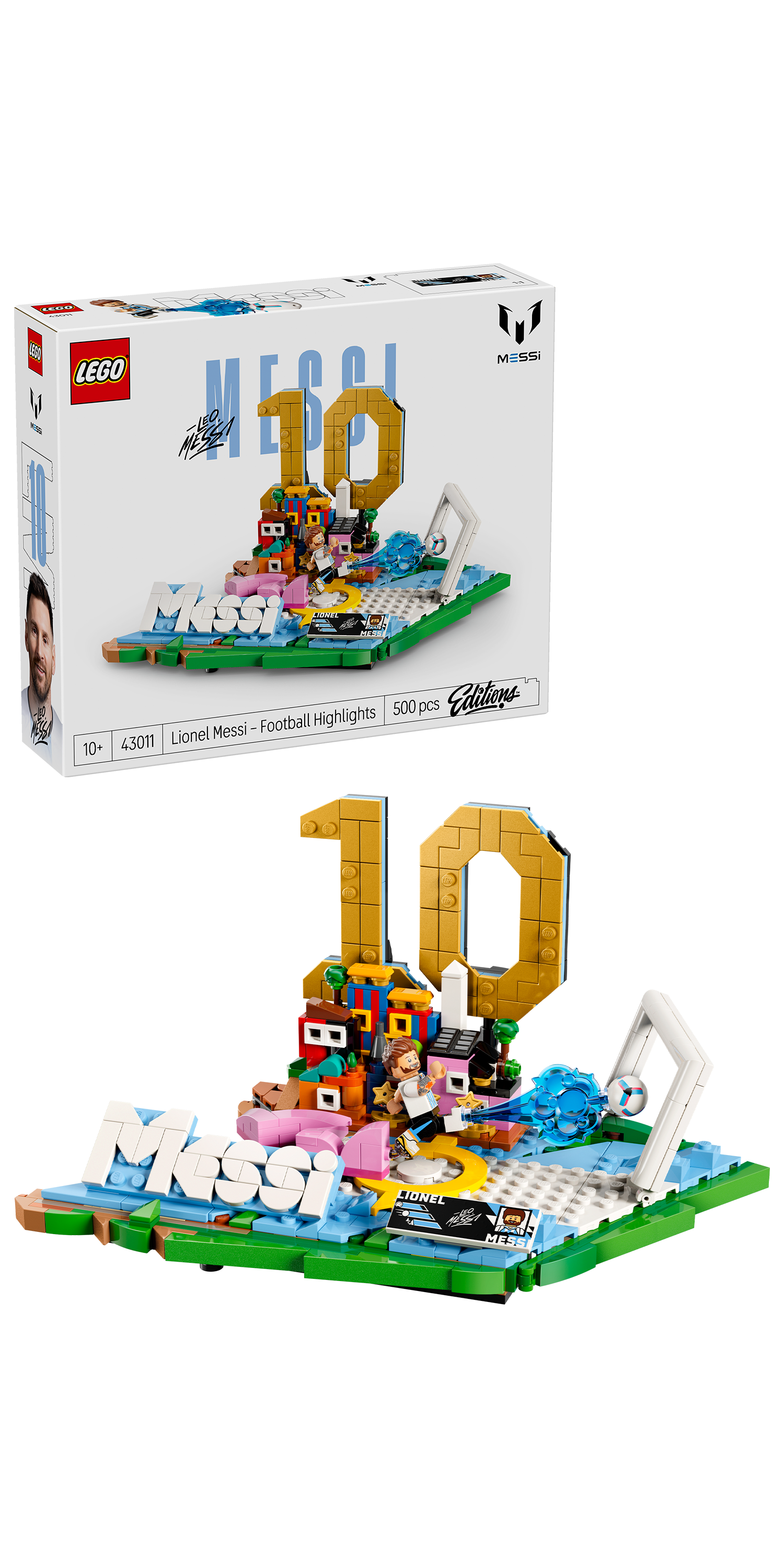 LEGO 43011 Editions Football Lionel Messi – Soccer Highlights