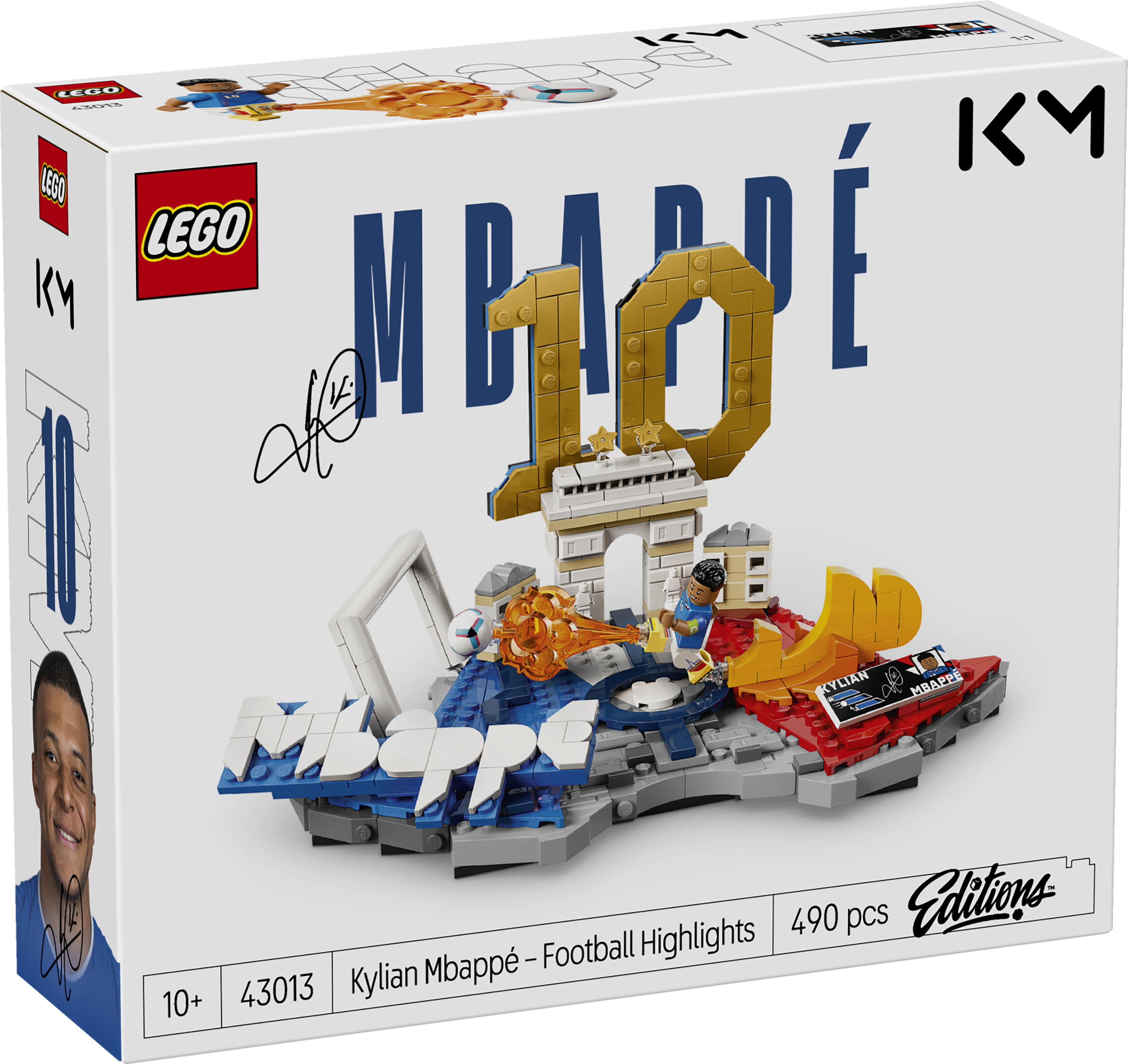 LEGO 43013 Editions Football Kylian Mbappé – Soccer Highlights