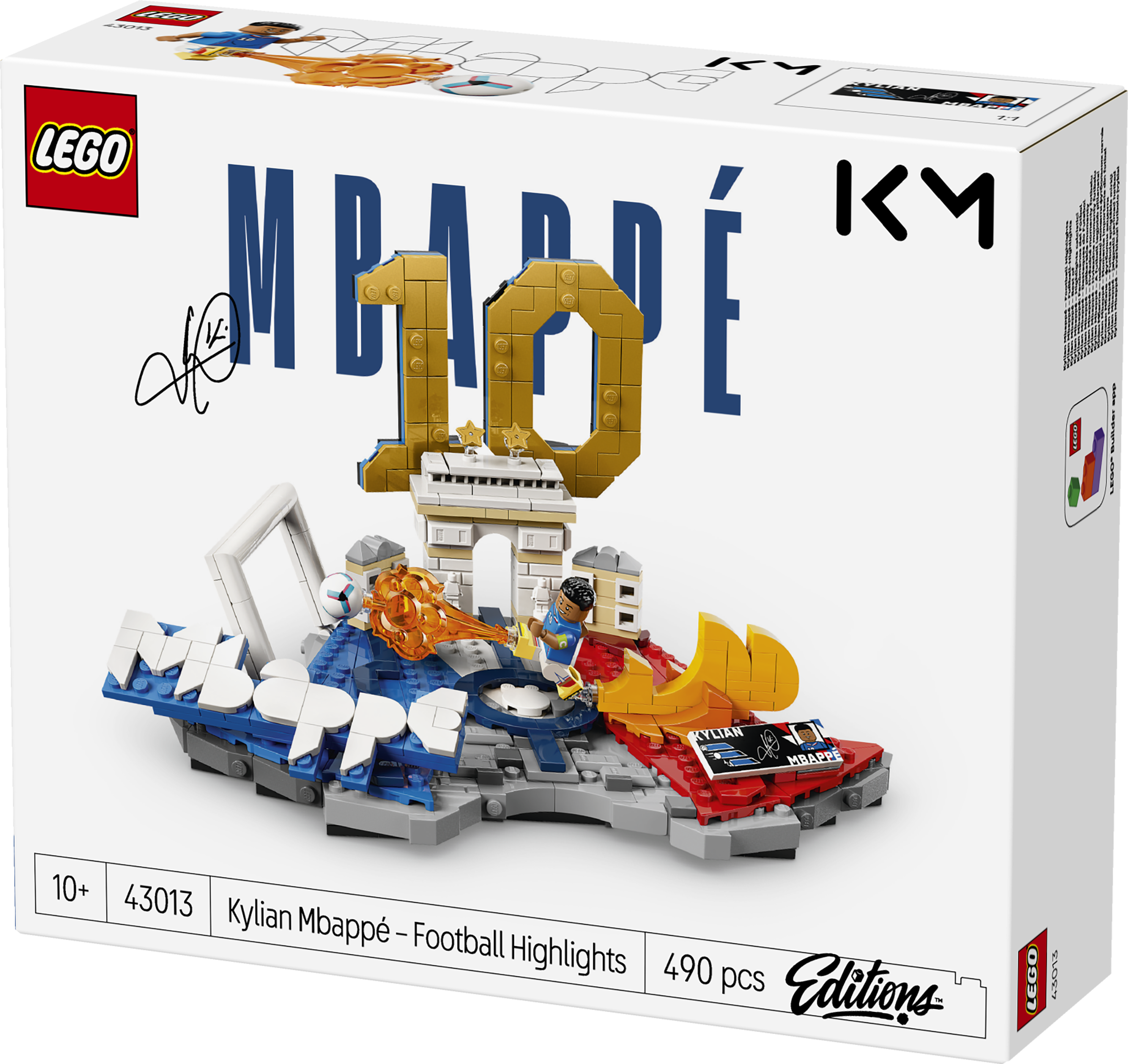 LEGO 43013 Editions Football Kylian Mbappé – Soccer Highlights