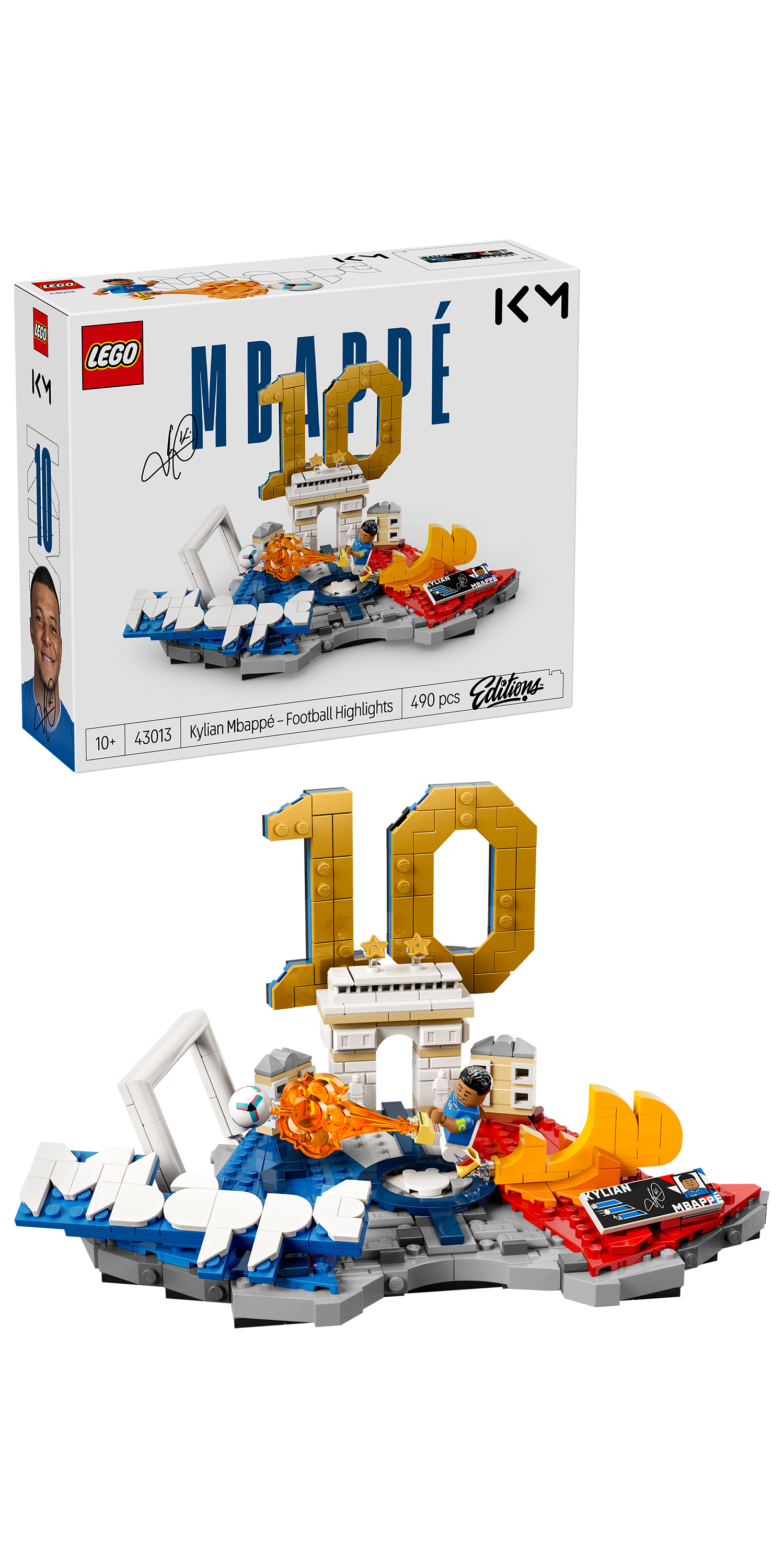 LEGO 43013 Editions Football Kylian Mbappé – Soccer Highlights