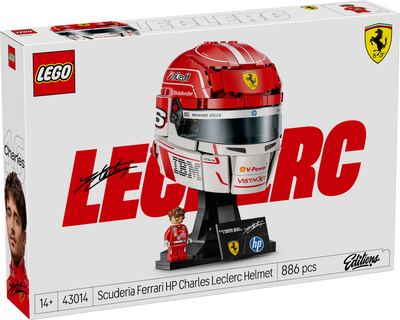 LEGO 43014 Editions Formula 1 Scuderia Ferrari HP Charles Leclerc Helmet