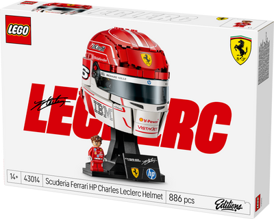LEGO 43014 Editions Formula 1 Scuderia Ferrari HP Charles Leclerc Helmet