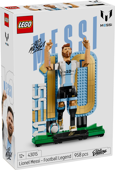 LEGO 43015 Editions Football Lionel Messi – Soccer Legend