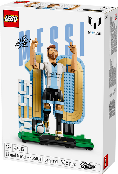 LEGO 43015 Editions Football Lionel Messi – Soccer Legend
