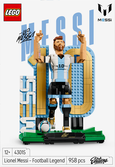 LEGO 43015 Editions Football Lionel Messi – Soccer Legend