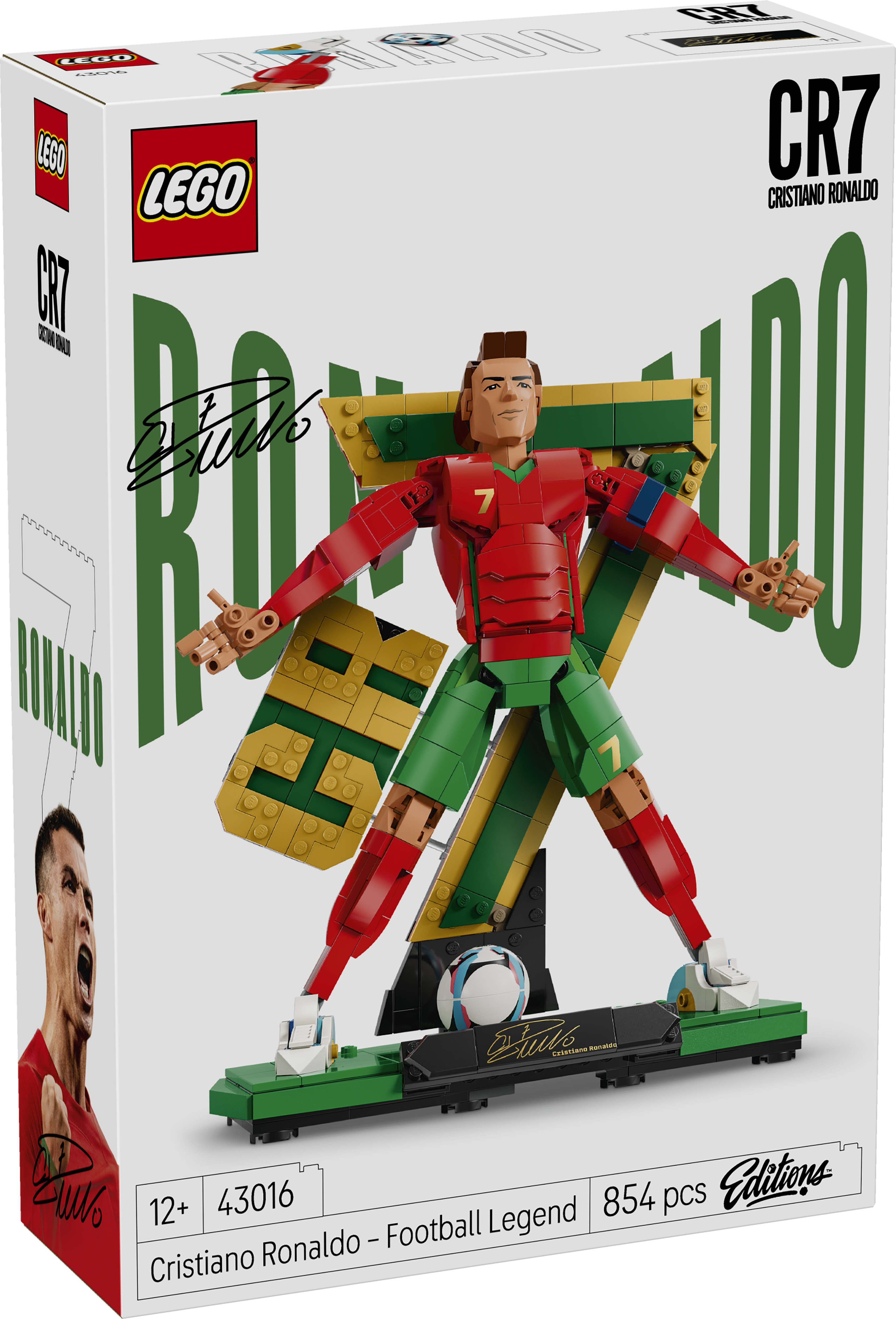 LEGO 43016 Editions Football Cristiano Ronaldo – Soccer Legend