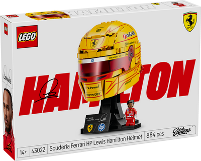 LEGO 43022 Editions Formula 1 Scuderia Ferrari HP Lewis Hamilton Helmet