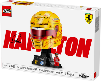 LEGO 43022 Editions Formula 1 Scuderia Ferrari HP Lewis Hamilton Helmet