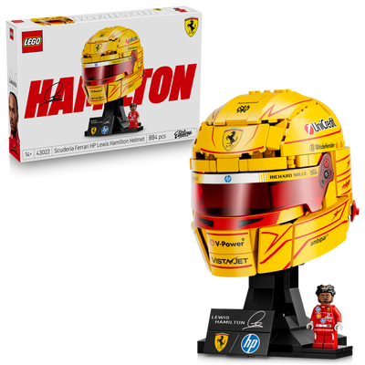 LEGO 43022 Editions Formula 1 Scuderia Ferrari HP Lewis Hamilton Helmet