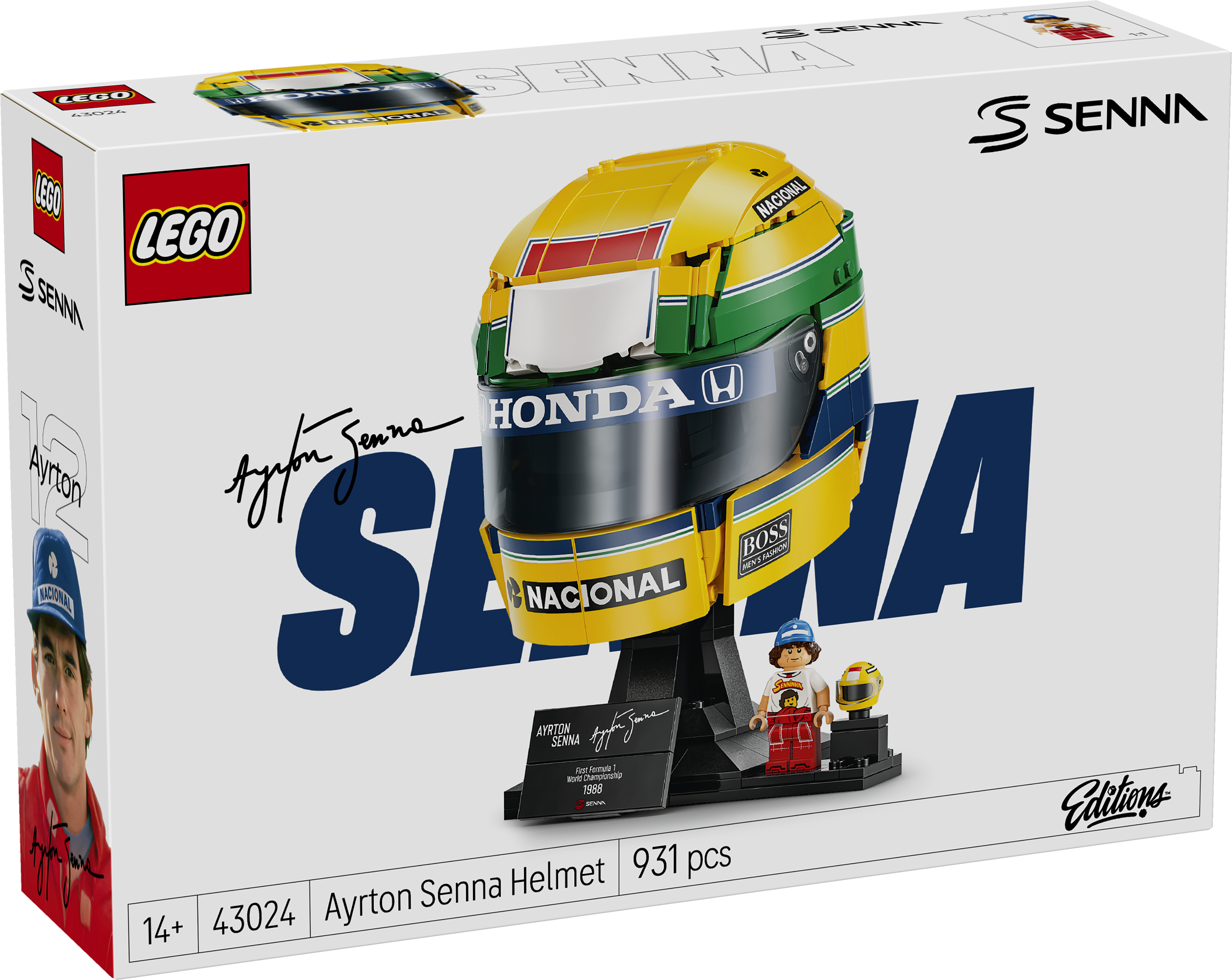 LEGO 43024 Editions Ayrton Senna Helmet Building Set
