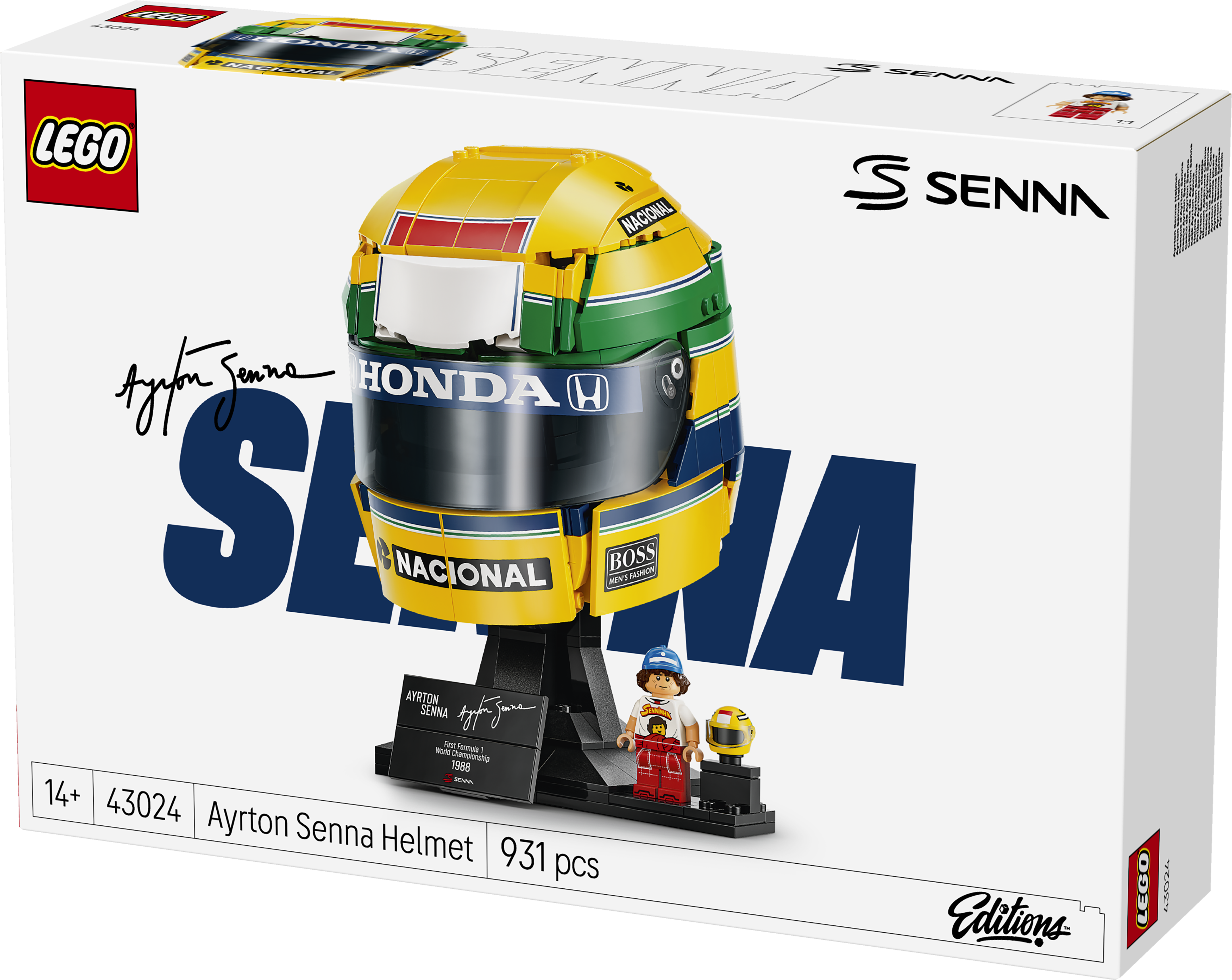 LEGO 43024 Editions Ayrton Senna Helmet Building Set