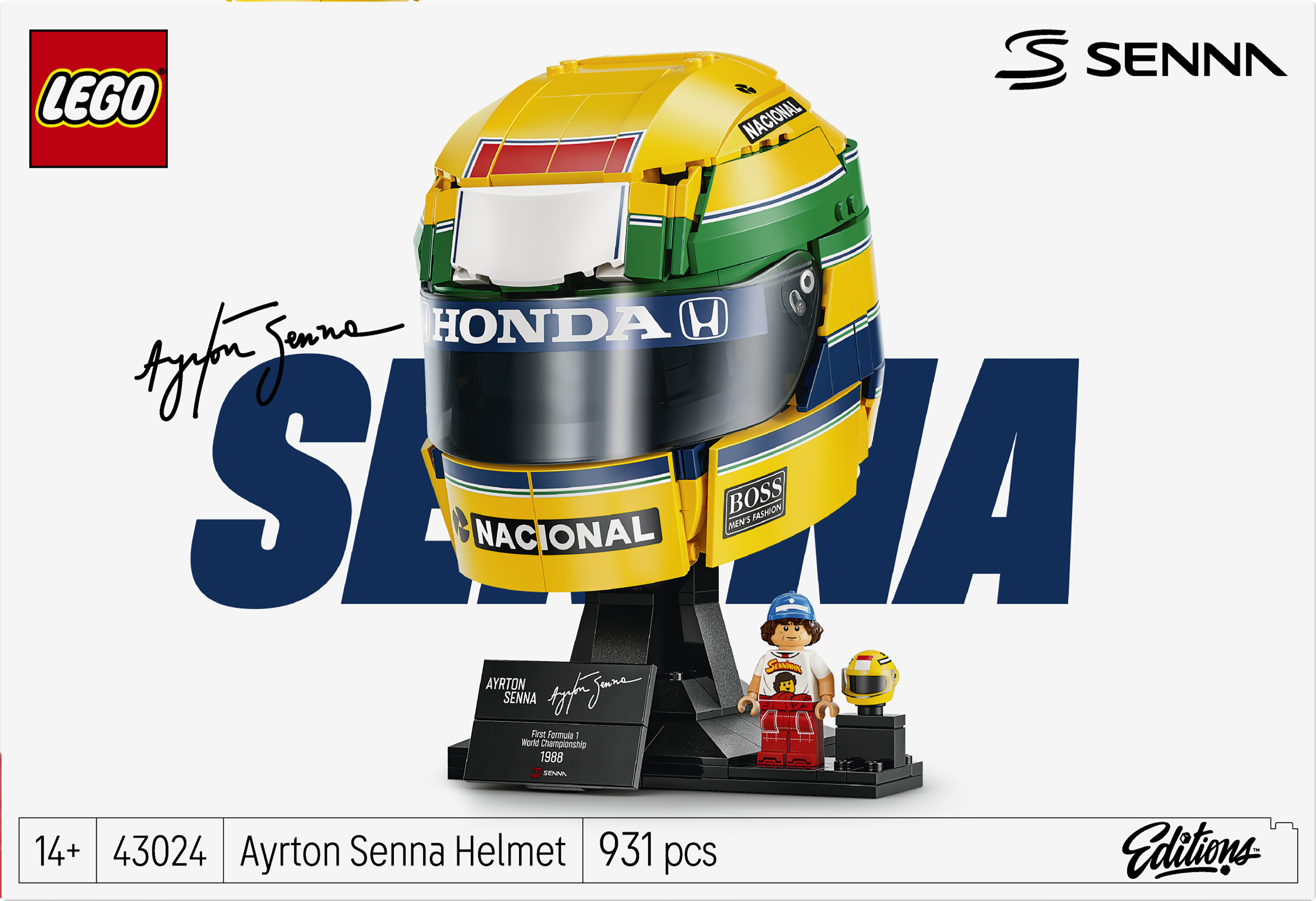 LEGO 43024 Editions Ayrton Senna Helmet Building Set