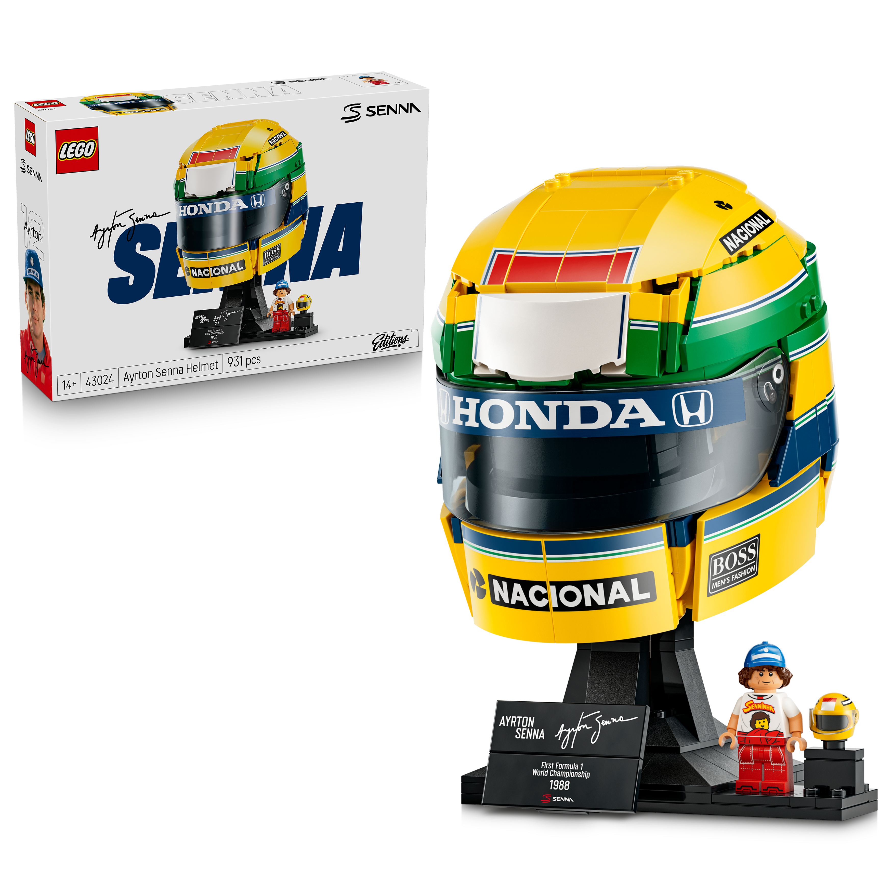 LEGO 43024 Editions Ayrton Senna Helmet Building Set