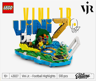 LEGO 43027 Editions Football Vini Jr. – Soccer Highlights