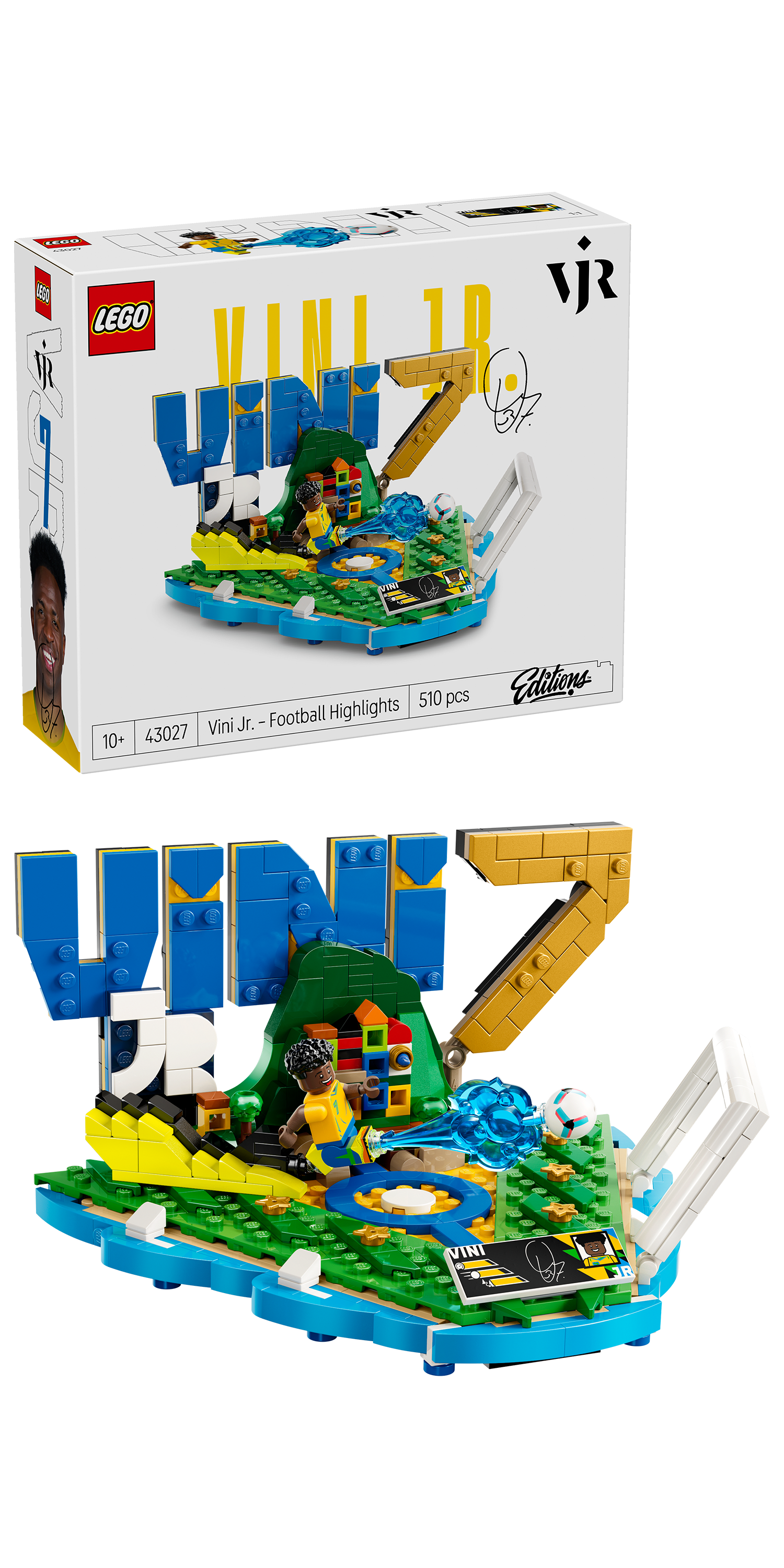 LEGO 43027 Editions Football Vini Jr. – Soccer Highlights