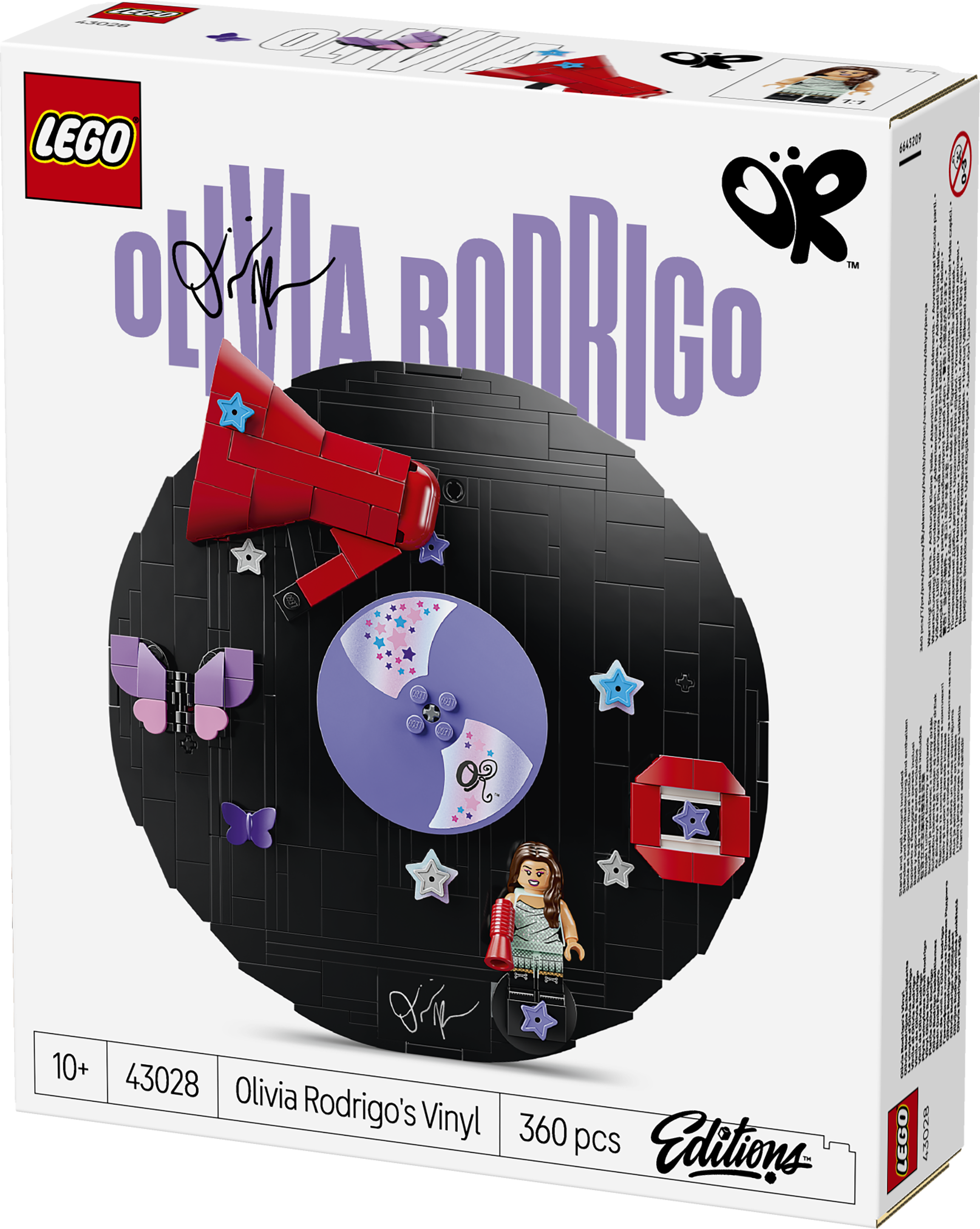 LEGO 43028 Editions Olivia Rodrigo’s Vinyl Building Set for Kids