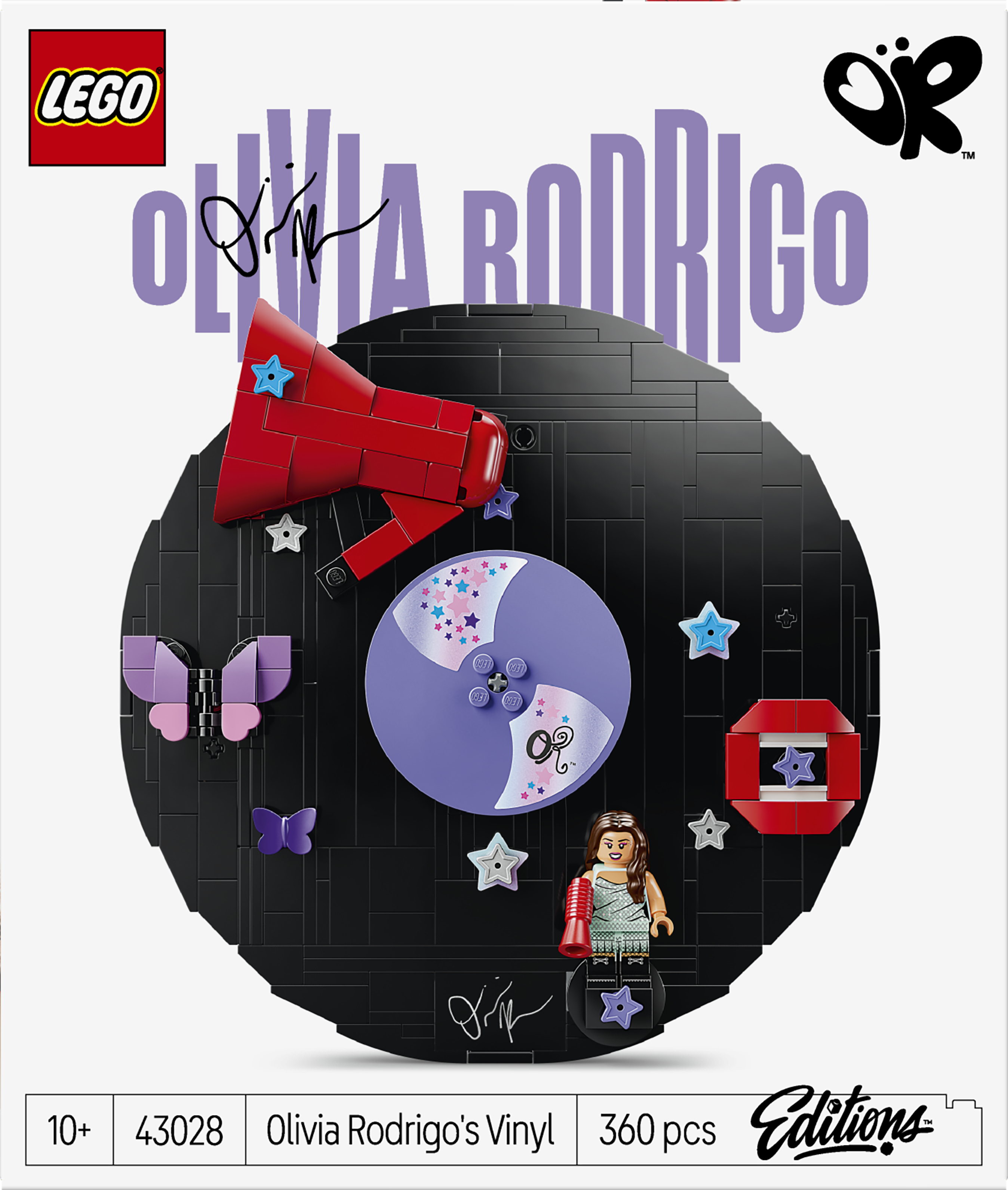 LEGO 43028 Editions Olivia Rodrigo’s Vinyl Building Set for Kids
