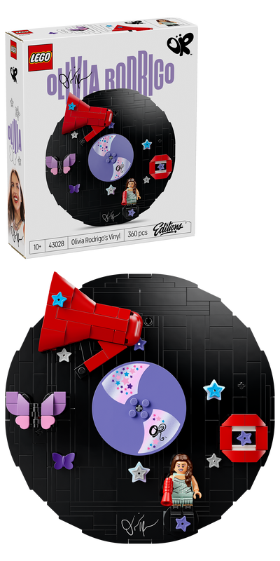 LEGO 43028 Editions Olivia Rodrigo’s Vinyl Building Set for Kids