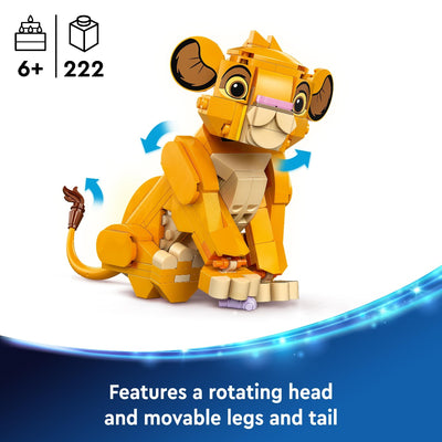 LEGO 43243 Disney Simba the Lion King Cub Building Toy for Kids