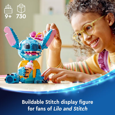 LEGO 43249 Disney Stitch Buildable Toy with Character Figures